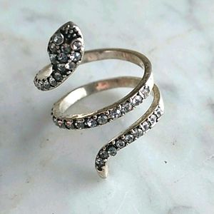 Jeweled Snake Ring